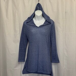 Casual Heather Blue Women's Hoodie